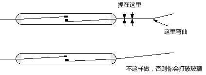 如何弯曲干簧管(磁簧开关)的引线