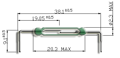 磁簧开关尺寸修改