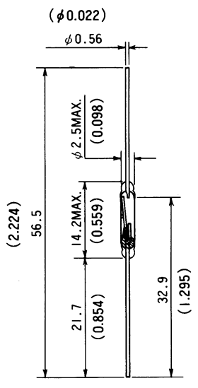 干簧管（磁性开关/磁簧开关）HYR-9005-1尺寸规格