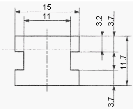 光电传感器（光学传感器）ON-171-A8 板子厚度: t=1mm 