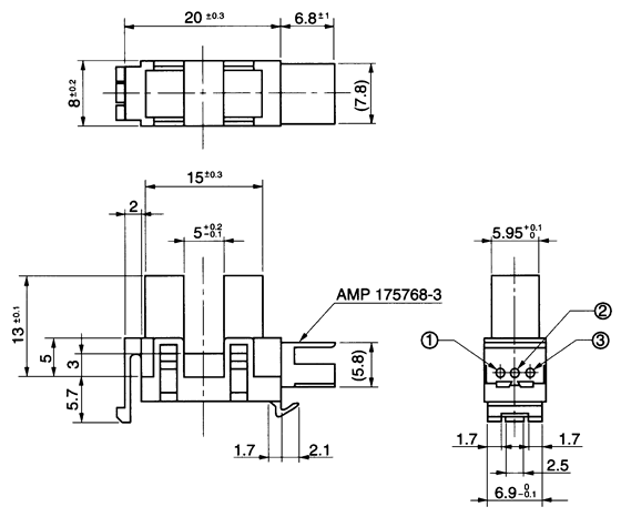 光电传感器（光学传感器）OJ-660531尺寸规格