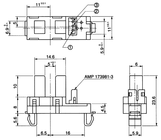 光电传感器（光学传感器）OJ-670531尺寸规格