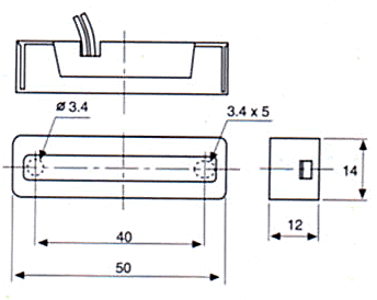 门磁开关（磁性开关/接近开关/接近传感器）PS-1525、PS-1526尺寸规格