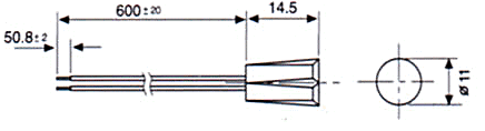 门磁开关（磁性开关/接近开关/接近传感器）PS-1641尺寸规格