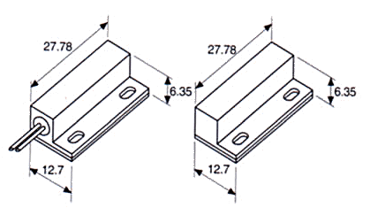 门磁开关（磁性开关/接近开关/接近传感器）DC-1561尺寸规格