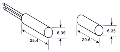 门磁开关（磁性开关/接近开关/接近传感器）DC-1611尺寸规格