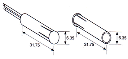 门磁开关（磁性开关/接近开关/接近传感器）DC-1621尺寸规格