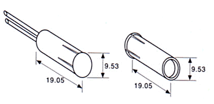 门磁开关（磁性开关/接近开关/接近传感器）DC-1651尺寸规格