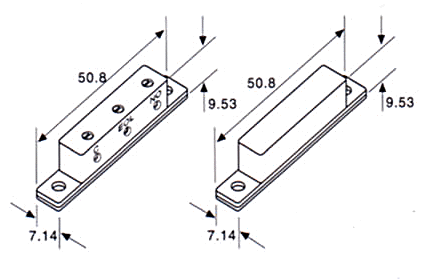 门磁开关（磁性开关/接近开关/接近传感器）DC-3531尺寸规格