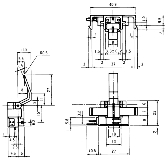 AS-001接近开关尺寸