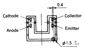光电传感器（光学传感器）OJ-2109插脚引线